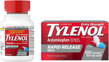 Cargar imagen en el visor de la galería, Tylenol - Geles de liberación rápida de acetaminofeno extrafuerte, alivio del dolor y reducción de fiebre