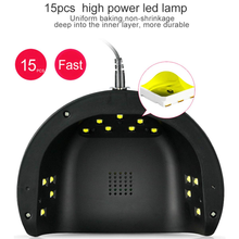 Cargar imagen en el visor de la galería, Juego de lámpara y taladro de uñas, kit de lima de esmalte de uñas eléctrico de 54 W