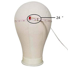 Cargar imagen en el visor de la galería, Cabeza de bloque de tela de poliéster soporte para exhibición de peluca #21