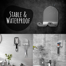 Cargar imagen en el visor de la galería, Juego de 1 soporte de maquinilla de afeitar para ducha de acero inoxidable NDP78
