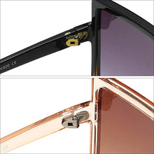 Cargar imagen en el visor de la galería, Lentes de sol cuadrados ultra grandes para hombre y mujer, anteojos modernos NDP-99