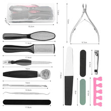 Cargar imagen en el visor de la galería, Juego de herramientas de pedicura profesional