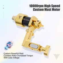 Cargar imagen en el visor de la galería, Pistola giratoria para máquina de tatuaje, motor sin núcleo de mástil personalizado NDP-23