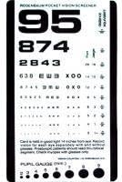 Cosmid SNELLEN Pocket Eye Chart -a22 Prueba ocular