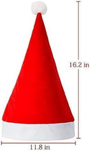 Cargar imagen en el visor de la galería, Gorros de Navidad de tela roja no tejida de 24
