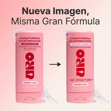 Cargar imagen en el visor de la galería, URO - Jabón probiótico equilibrado con pH para olor vaginal, eucalipto
