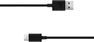 Cable USB a USB-C de 3 pies de Amazon, negro (diseñado para usar con tabletas Fire y dispositivos compatibles con USB-C) a23