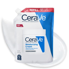 Cargar imagen en el visor de la galería, CeraVe, crema hidratante, hidratante facial y corporal, piel normal a seca
