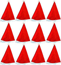 Cargar imagen en el visor de la galería, 24 gorro rojo y blanco de Papá Noel
