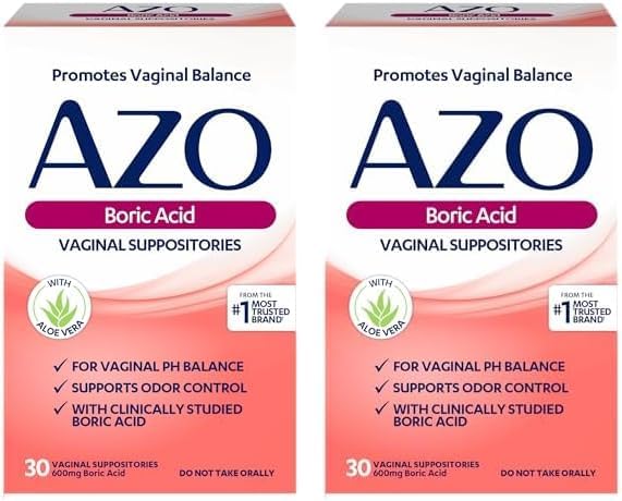 AZO Supositorios vaginales de ácido bórico