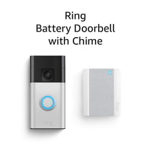 Cargar imagen en el visor de la galería, Timbre con cámara inalámbrico Ring con Amplificador de timbre Ring LN23

