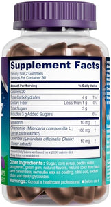 AXIV VroZzz - Gomitas de melatonina para dormir, 10 mg de melatonina, te ayudan a dormir de forma natural, ayuda para dormir, apoyo ocasional para dormir, manzanilla, lavanda y raíz de valeriana, 60 LN26