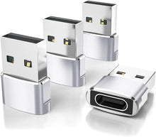 Cargar imagen en el visor de la galería, Adaptador de Carga de Coche USBC Hembra a A Macho, Convertidor Tipo C
