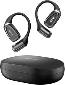 Auriculares de oído abierto A23 Bluetooth 5.4 con ganchos para la oreja, auriculares deportivos con duración de 24 horas y estuche de carga para correr, andar en bicicleta, caminar y hacer ejercicio