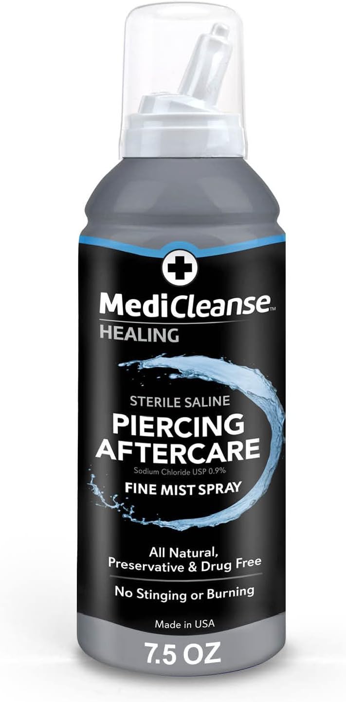 Aerosol de niebla fina para piercing de solución salina estéril Q1