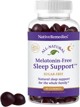 Cargar imagen en el visor de la galería, Native Remedies Gomitas Sleep SupportTM sin melatonina ln26
