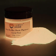 Cargar imagen en el visor de la galería, Pigmento en polvo que brilla en la oscuridad de piedra brillante
