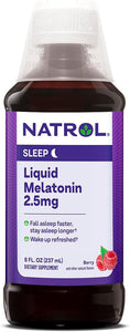 Natrol Melatonina Líquido, 2,5 mg, 8 onzas líquidas ln26