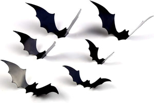 Halloween Decoration Stickers para decoración del hogar 4 120 Pcs 3D Bat