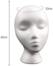 Cargar imagen en el visor de la galería, Cabeza de maniquí de espuma
