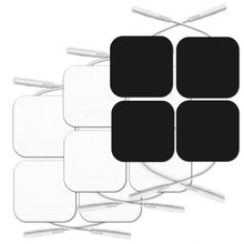 Cargar imagen en el visor de la galería, TENS Electrodos 2"x2" almohadillas de electrodos autoadhesivos reutilizables
