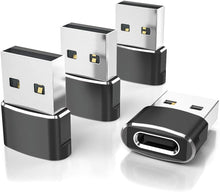 Cargar imagen en el visor de la galería, Adaptador de Carga de Coche USBC Hembra a A Macho, Convertidor Tipo C
