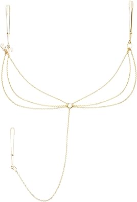 Unbound Joyería para pezones, chapado en oro de 24 quilates, portátil A24