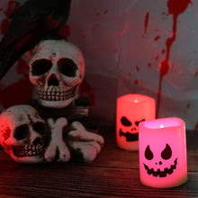 Cargar imagen en el visor de la galería, Velas votivas sin llama de Halloween GenSwin que cambian de color con temporizador remoto
