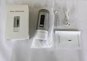 Irrigador dental de agua con 3 modos, 4 chorros, recargable.