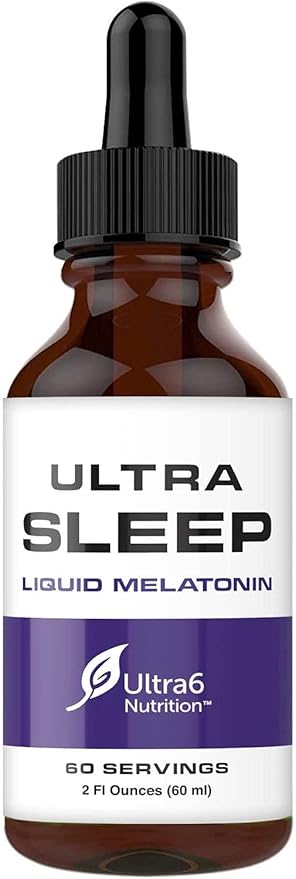 Gotas de melatonina con raíz de valeriana, suplemento líquido de melatonina para dormir con 5 HTP y flor de la pasión, una mezcla líquida para ayudar al sueño para adultos ln26
