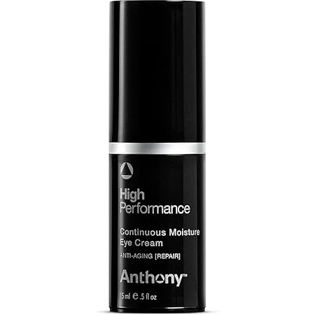 Crema para ojos de alto rendimiento Anthony. Hidratación continua antienvejecimiento con vitamina A, C y E, cafeína, jojoba y escualano. Reduce la hinchazón y la apariencia de ojeras y líneas finas (0,5 fl oz) a23