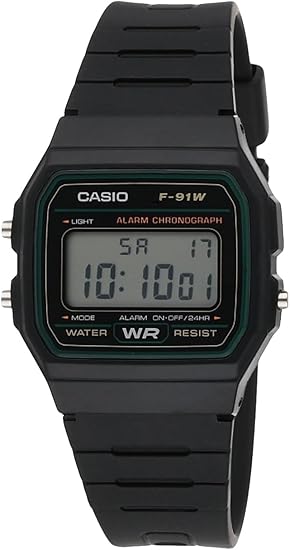 Casio De los hombres digital ln24 multifunción negro goma