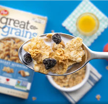 Cargar imagen en el visor de la galería, Great Grains Cereal de desayuno con pasas, dátiles y nueces pecanas, cereal de pasas con dátiles dulces y racimos de granola
