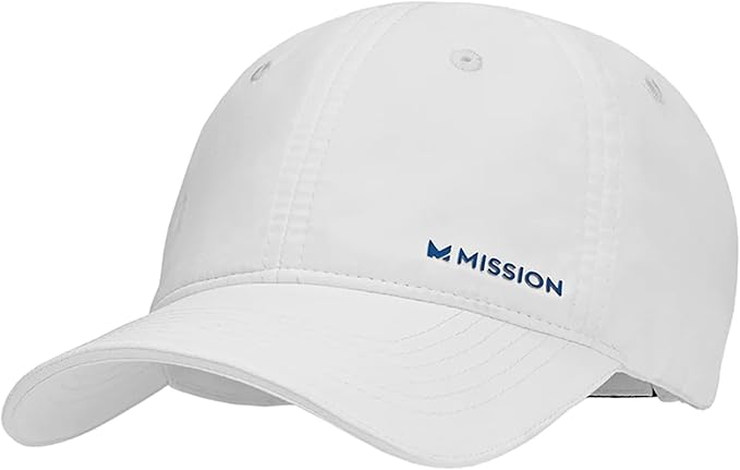 MISSION Gorra de béisbol unisex con rendimiento de enfriamiento, se enfría cuando está mojada ln25