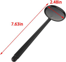Cargar imagen en el visor de la galería, 6 piezas de oclusor de ojo de mano negro, instrumento de optometría de óptica de visión de plástico para examen de gráfico ocular prueba de visión a22
