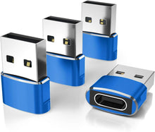 Cargar imagen en el visor de la galería, Adaptador de Carga de Coche USBC Hembra a A Macho, Convertidor Tipo C
