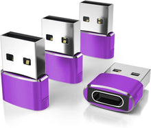 Cargar imagen en el visor de la galería, Adaptador de Carga de Coche USBC Hembra a A Macho, Convertidor Tipo C
