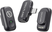 Cargar imagen en el visor de la galería, Micrófono inalámbrico Hollyland Lark A1 Mini para iPhone 14/13/12 (2TX + Lightning RX) 48kHz/24-bit
