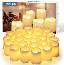 Cargar imagen en el visor de la galería, Velas votivas sin llama SHYMERY, vela eléctrica falsa parpadeante sin llama
