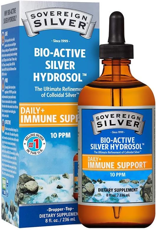 Sovereign Silver Bio-activo plata hidrosol para apoyo inmunológico A24