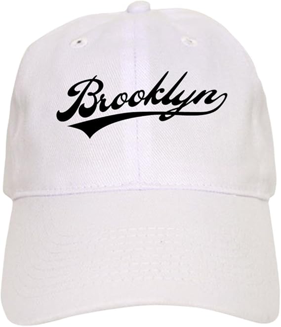 Gorra de béisbol ajustable ln25 con el logotipo de Brooklyn Baseball de CafePress