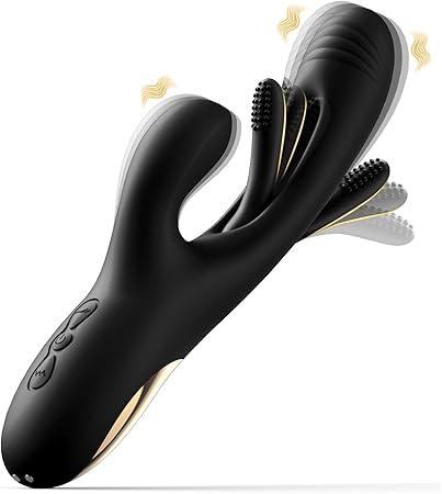 Vibrador consolador conejo juguetes sexuales -LOVENOTE G Spot Vibrador masajeador para mujeres estimulación del pezón del clítoris, A24