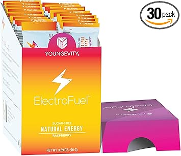 Suplementos de hidratación - Mezcla de bebida energética - Paquetes de electrolitos en polvo de frambuesa - Hasta 60 porciones - Anteriormente GO Stik - Más obsequio ln25