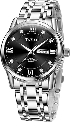 Relojes para hombre, reloj casual de lujo para hombre, analógico, de cuarzo, acero inoxidable, vestido de negocios, a21 impermeable, relojes de pulsera para hombre con fecha luminosa, Esfera