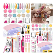 Cargar imagen en el visor de la galería, Kit de uñas de acrílico Todo en uno para principiantes Polvos
