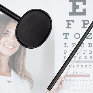 Oclusor de ojos para examen oftálmico de ojos para conductos y niños, a22 lindo oclusor de prueba de ojos para Snellen Eye Chart y Rosenbaum, paquete de 2