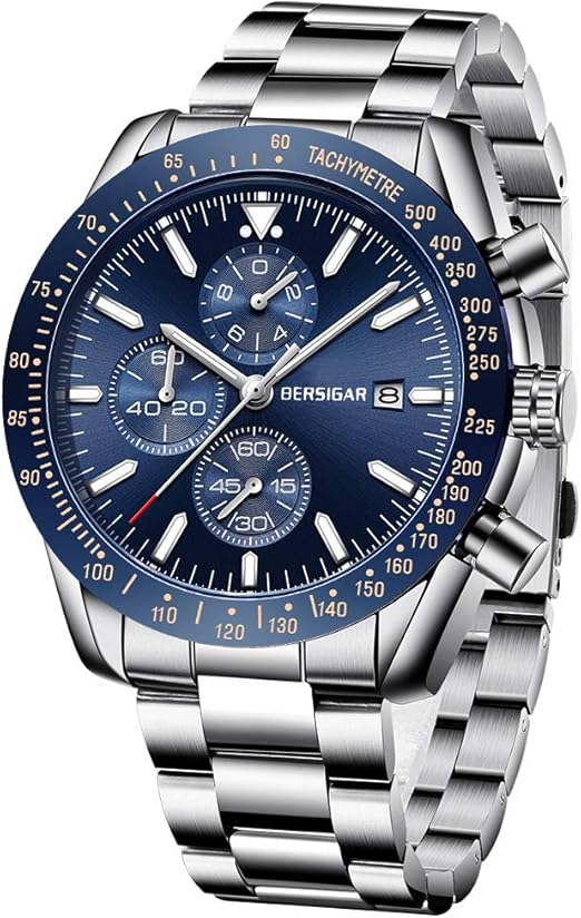 Relojes deportivos analógicos de cuarzo para hombre, a21 cronógrafo clásico, elegante, reloj de pulsera 30M impermeable 1.772 in