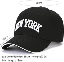 Cargar imagen en el visor de la galería, Gorra de béisbol clásica con bordado de Nueva York, ln25 100 % algodón, ajustable, para hombres y mujeres, 2
