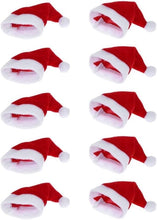 Cargar imagen en el visor de la galería, Botellas de vino con mini gorro de Papá Noel
