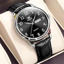 Cargar imagen en el visor de la galería, Reloj para hombre, relojes clásicos de plata para hombres, a21 reloj de acero inoxidable resistente al agua, números romanos, fácil de leer
